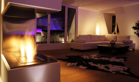 Ecosmart Fire BK5 Ethanol Burner - Stainless Steel Finish - ESF.1.B.BK5